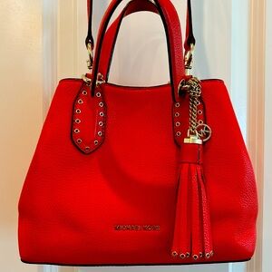 Michael Kors small satchel crossbody bag.